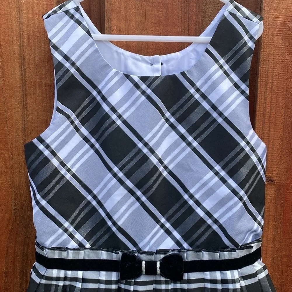Jona Michelle Plaid Special Occasion Dress Size 12 Girls